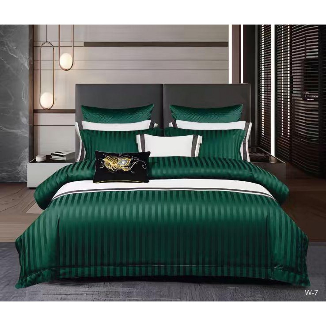 Set Damasc 6 piese cu elastic – Eleganță și confort pentru un somn regal ✨, cod DM04