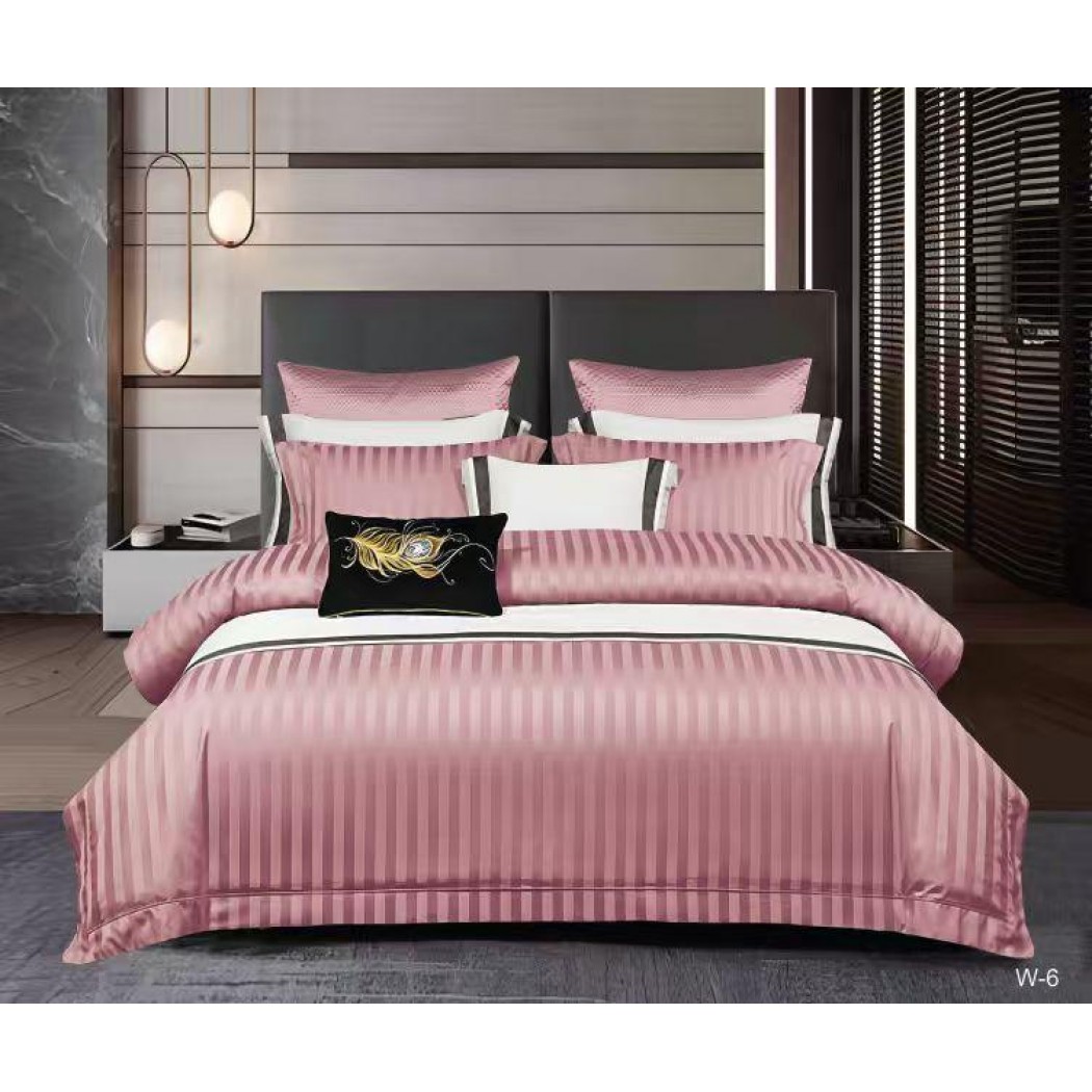 Set Damasc 6 piese cu elastic – Eleganță și confort pentru un somn regal ✨, cod DM07