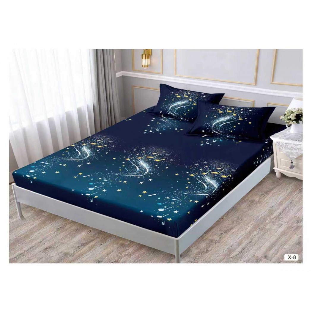 Husa cu elastic din finet cu 2 fețe perna 180x200 cod X-8