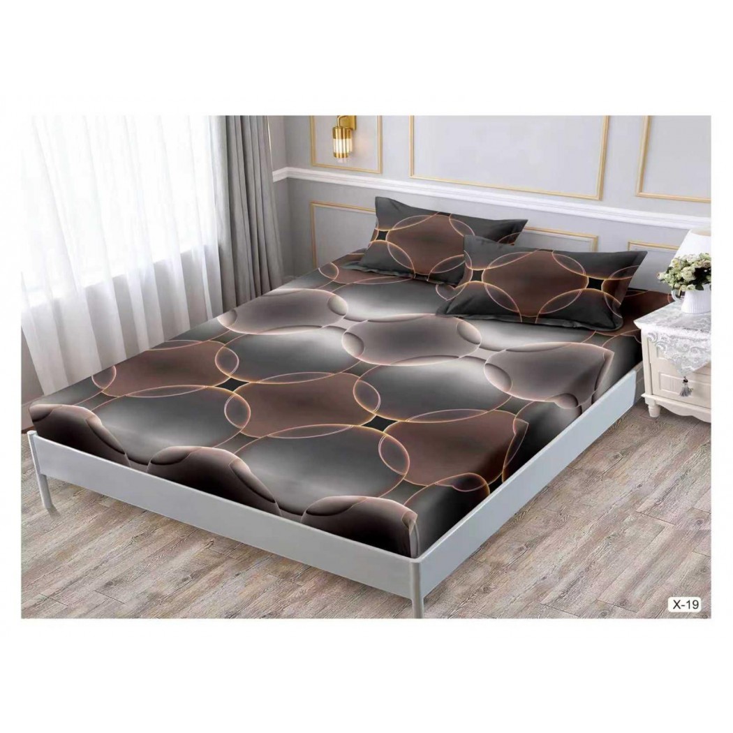 Husa cu elastic din finet cu 2 fețe perna 180x200 cod X-19