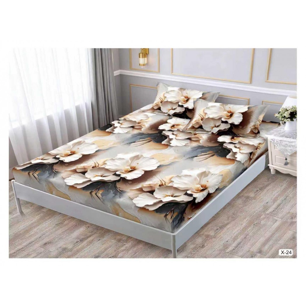 Husa cu elastic din finet cu 2 fețe perna 180x200 cod X-24