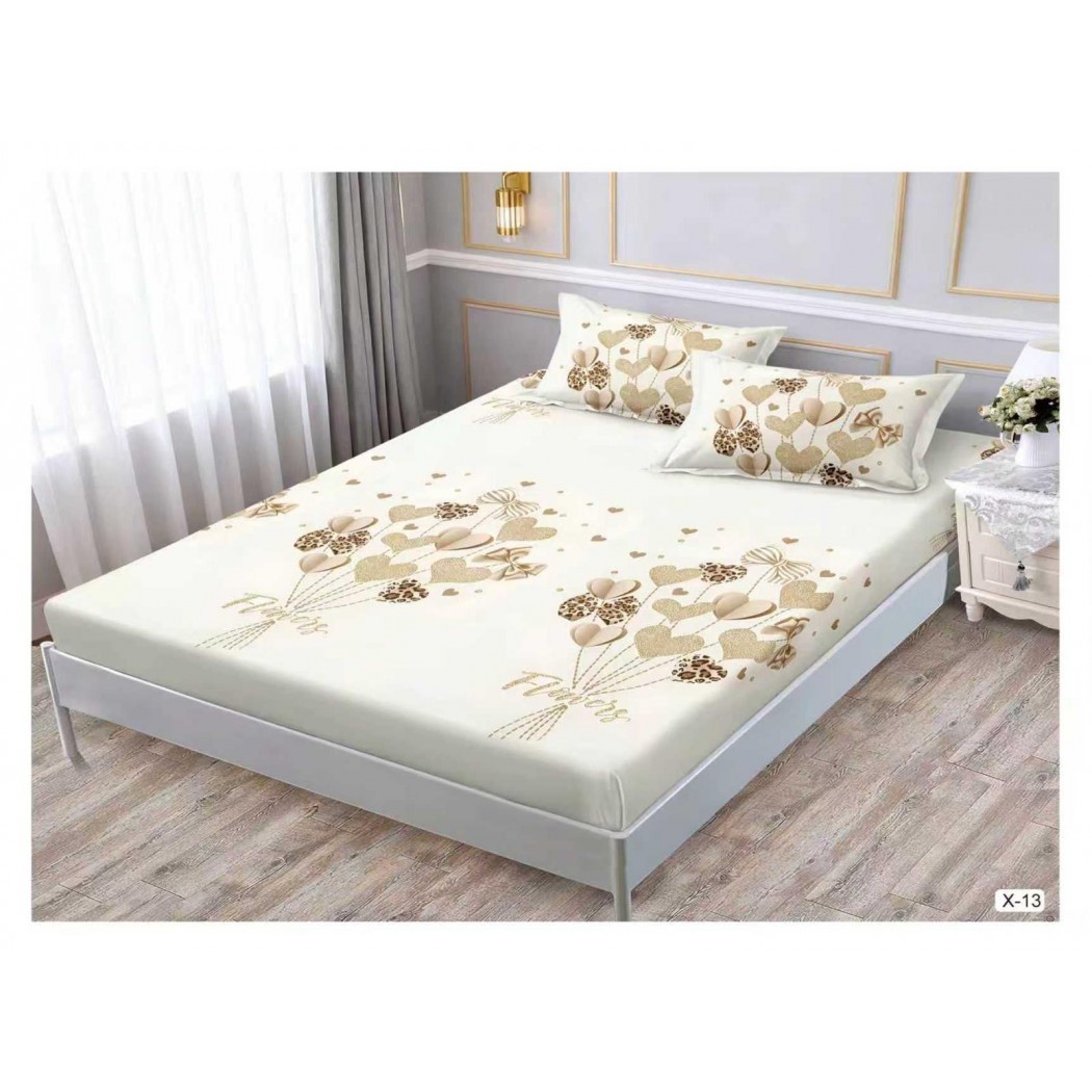 Husa cu elastic din finet cu 2 fețe perna 180x200 cod X-13