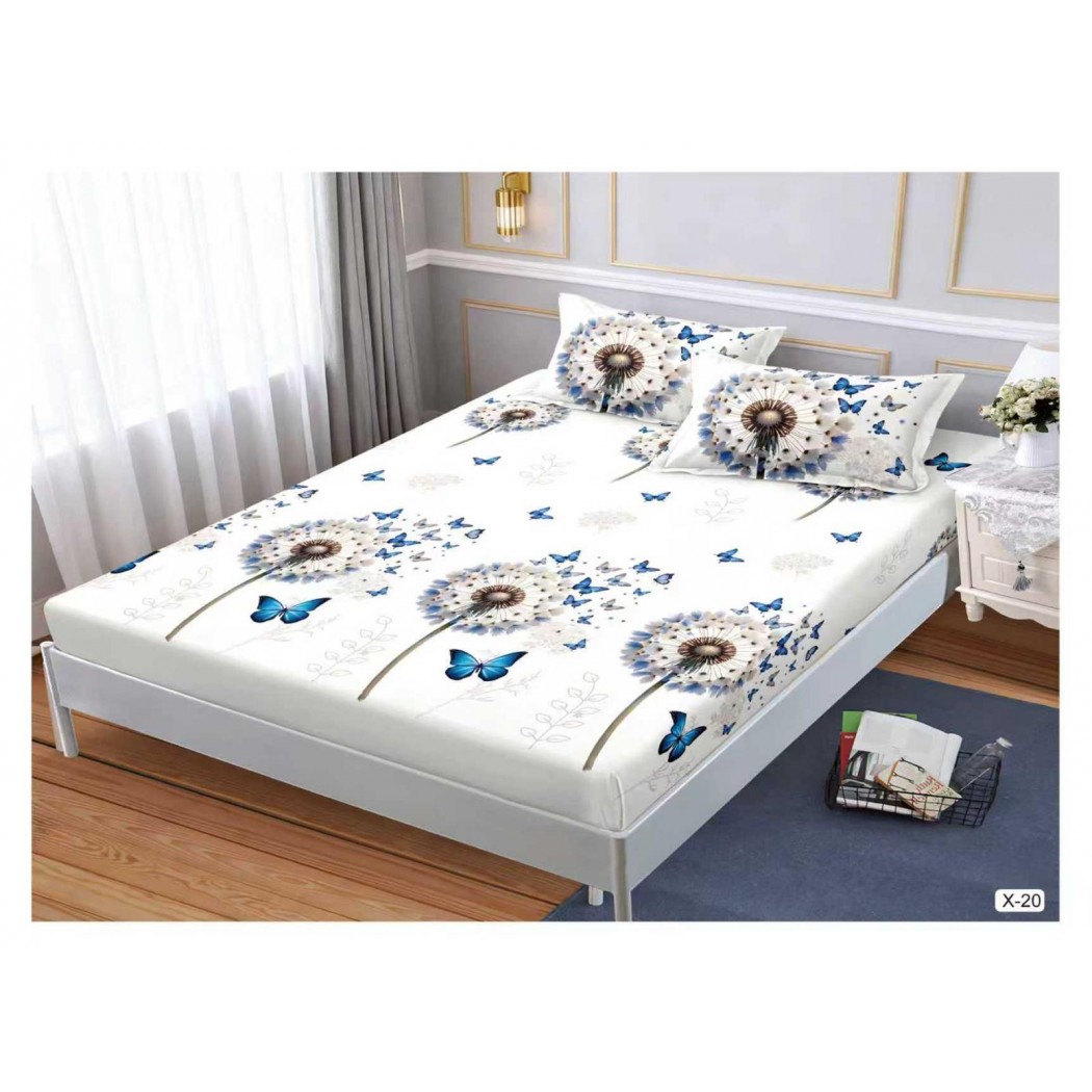 Husa cu elastic din finet cu 2 fețe perna 180x200 cod X-20