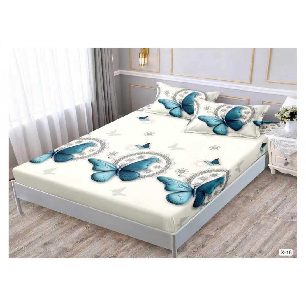 Husa cu elastic din finet cu 2 fețe perna 180x200 cod X-18