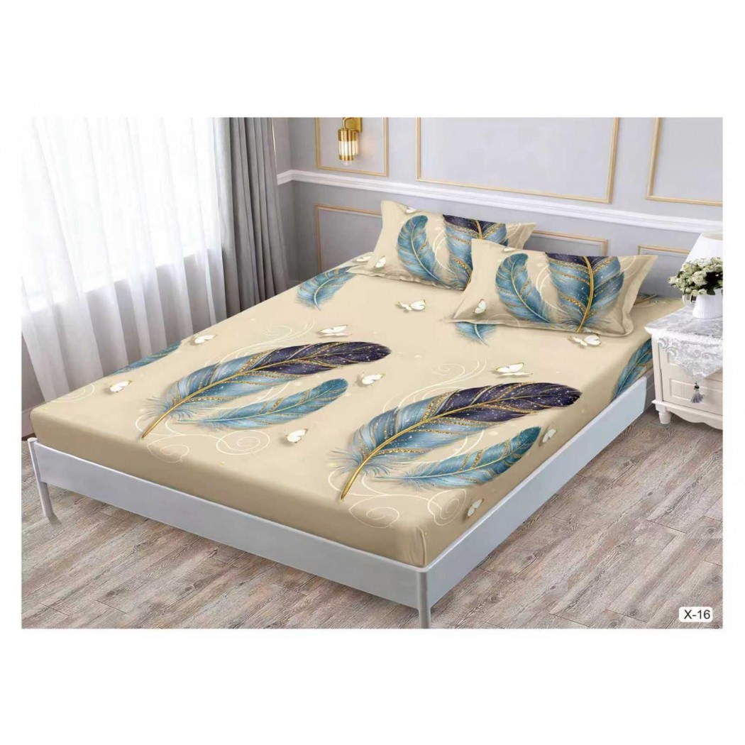 Husa cu elastic din finet cu 2 fețe perna 180x200 cod X-16