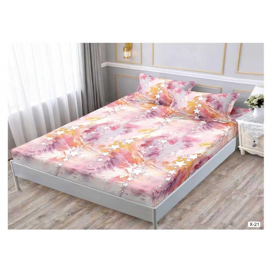 Husa cu elastic din finet cu 2 fețe perna 180x200 cod X-21