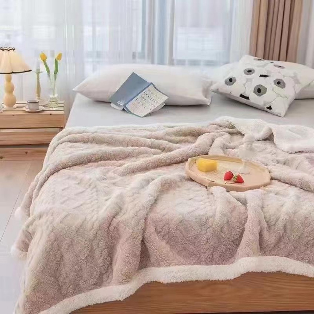 Patura cocolino cu blanita model tricotat 3D cod YTR03 Patura cocolino cu blanita model tricotat 3D cod YTR03