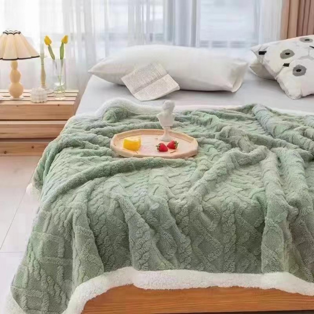 Patura cocolino cu blanita model tricotat 3D cod YTR06 Patura cocolino cu blanita model tricotat 3D cod YTR06