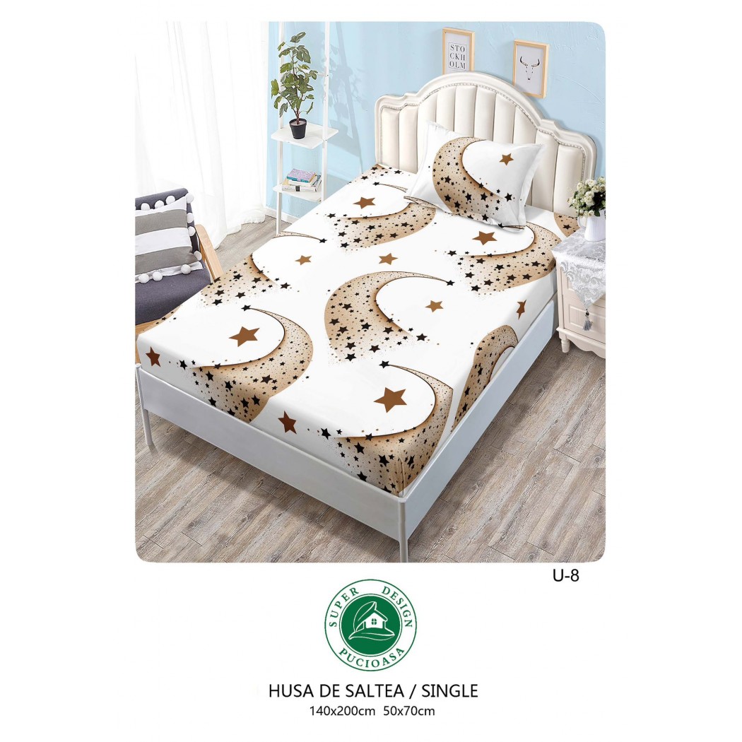 Husa finet cu elastic 140x200 cod U8