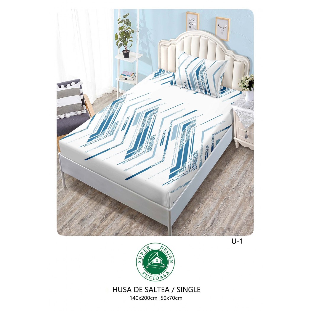 Husa finet cu elastic 140x200 cod U1