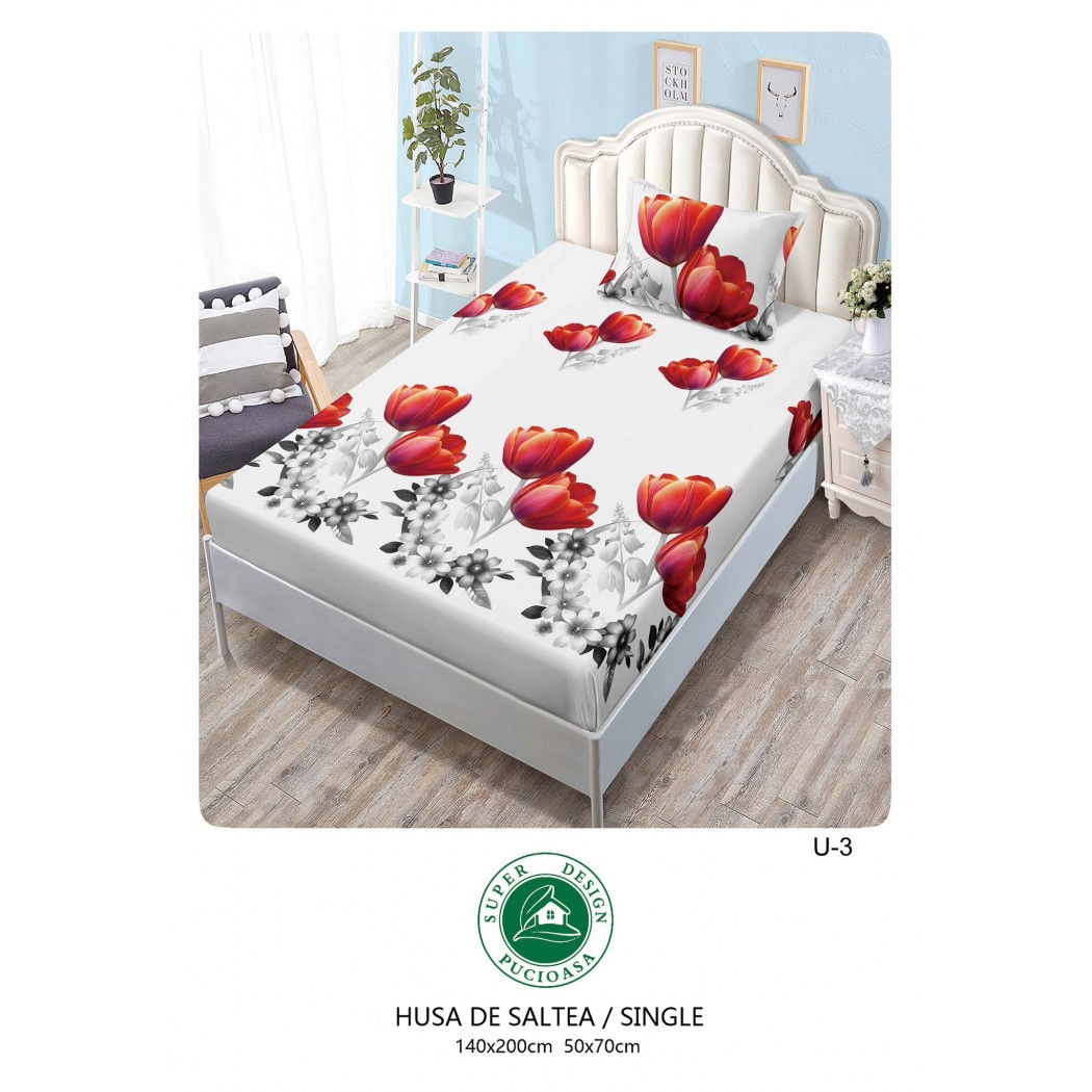 Husa finet cu elastic 140x200 cod U3