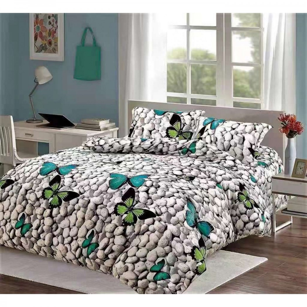 Lenjerie cocolino 4 piese , cearceaf cu elastic cod CH20