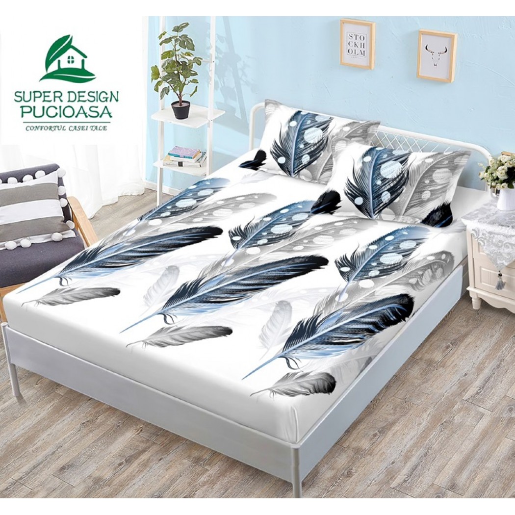 Husa finet cu 2 fețe perna 160x200 cod H31