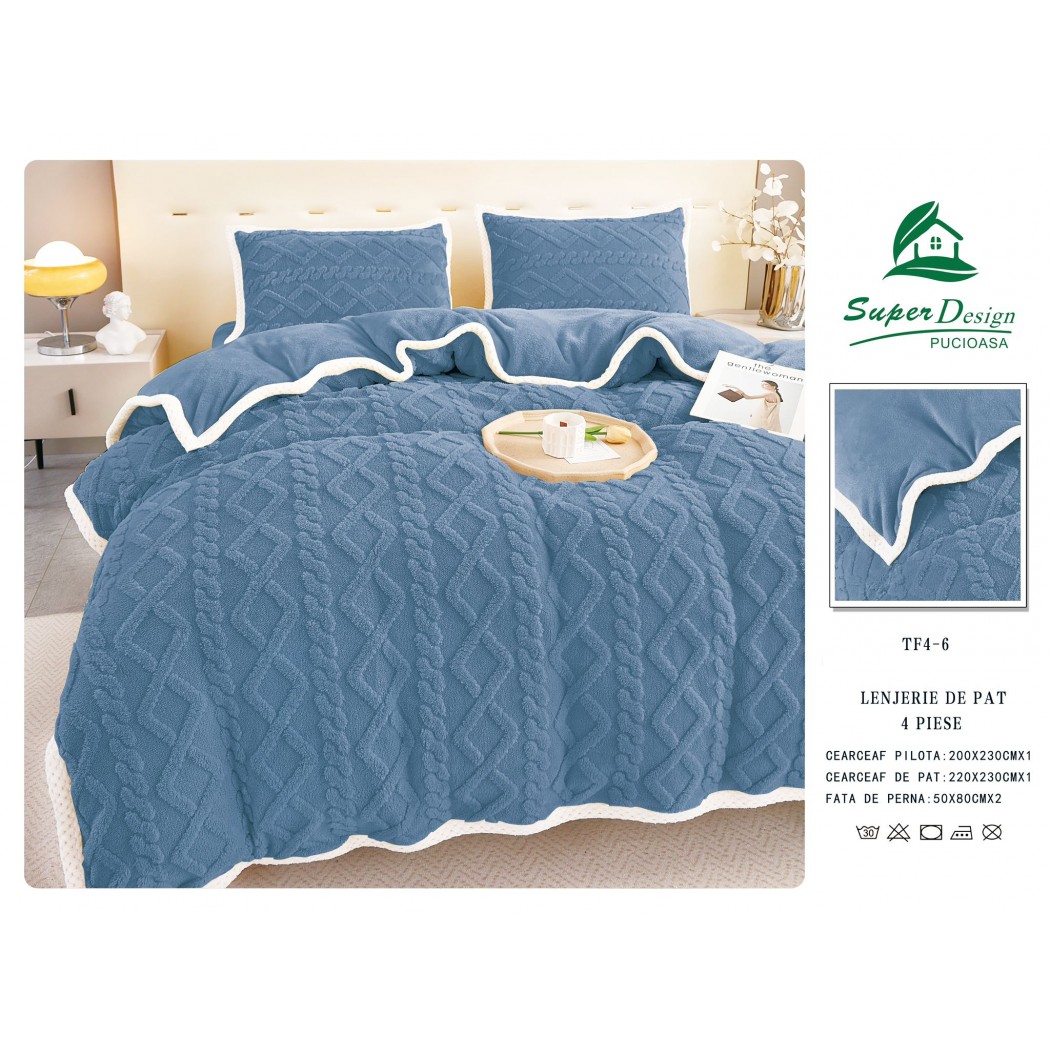 LENJERIE COCOLINO 4 PIESE MODEL TRICOTAT COD TF4-6